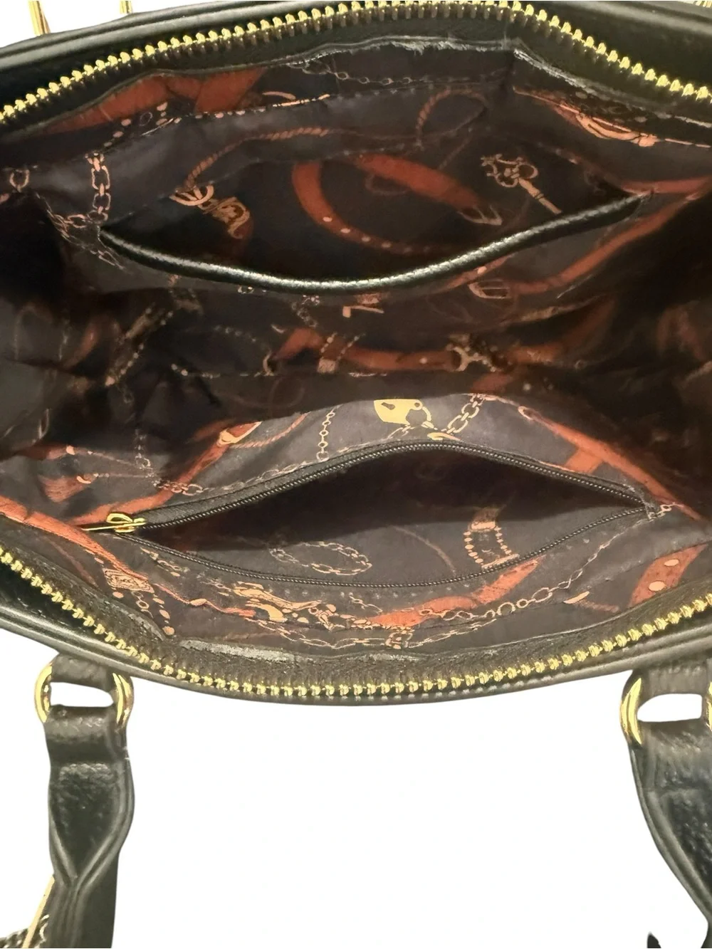 Classic Black Structured Satchel Handbag - Leather-Texture Finish